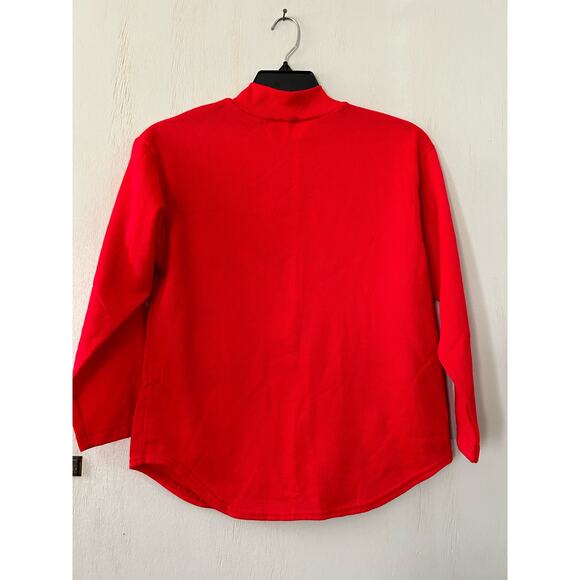 Vintage Red New Moves Y2K Christmas Xmas Sweater Party Preowned - Picture 4 of 9